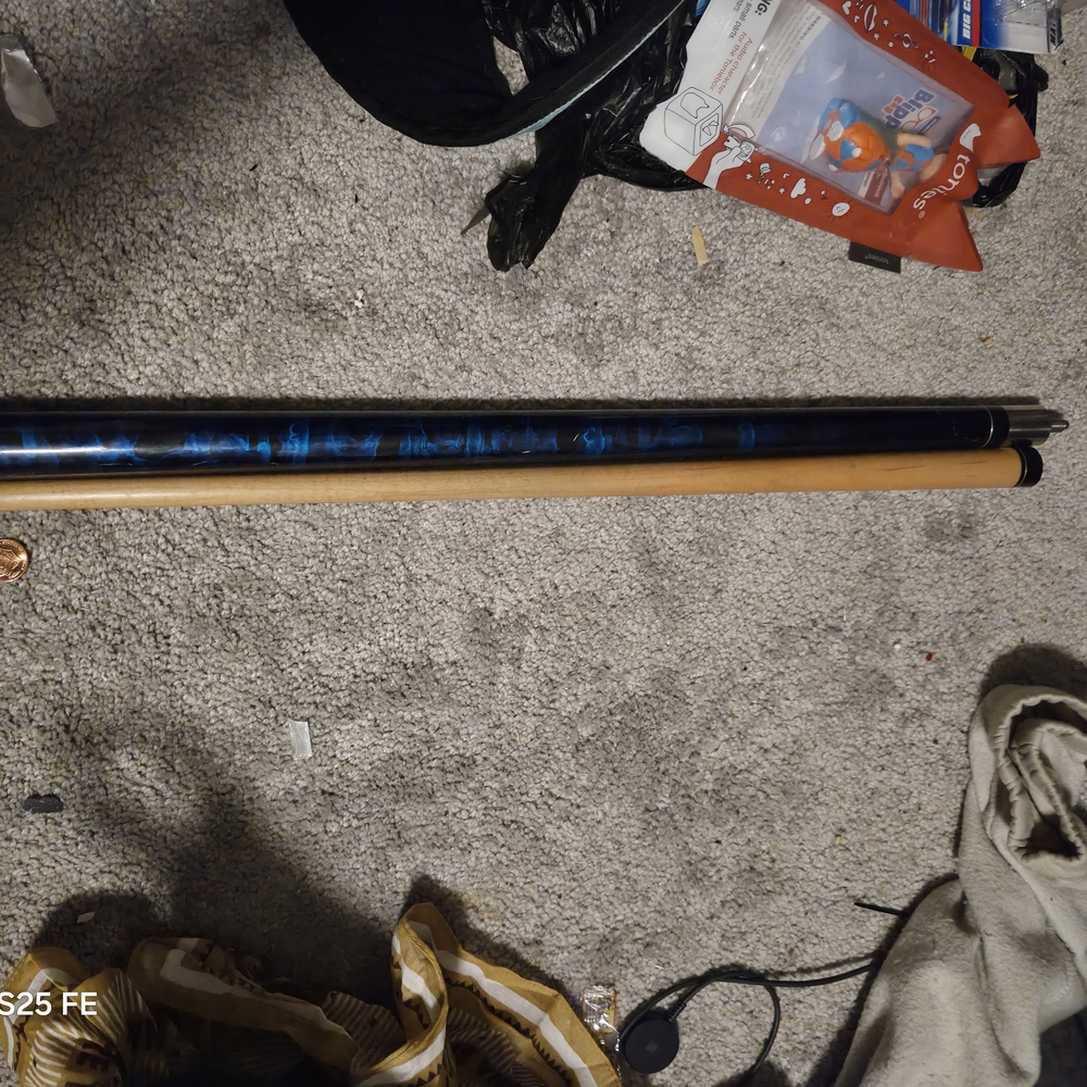 Action AC22 2x2 Case, Action Value Series VAL05,  And Stealth Tornado pool cue